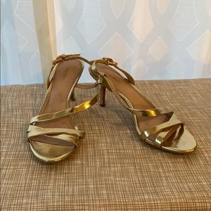 Calvin Klein gold heels 🖤